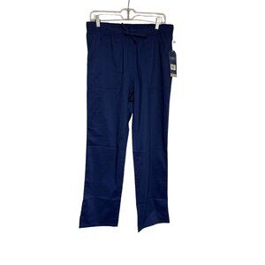 Cherokee Unisex Modern Fit Navy Blue Scrub Pants M Ultra Soft Two-Way Nurse